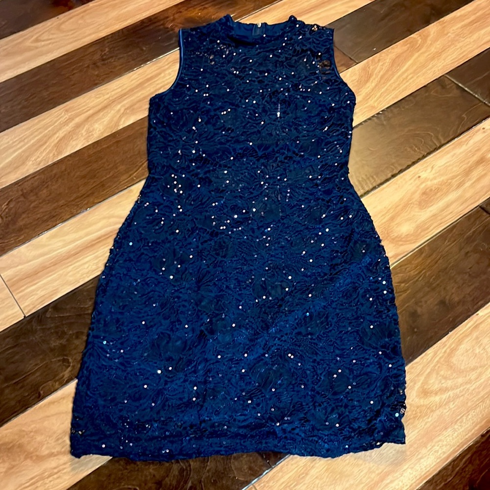 Navy blue dress
